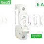Автоматический выключатель 1Р 6А, C, 6кА, Schneider Electric RESI9 (R9F12106)
